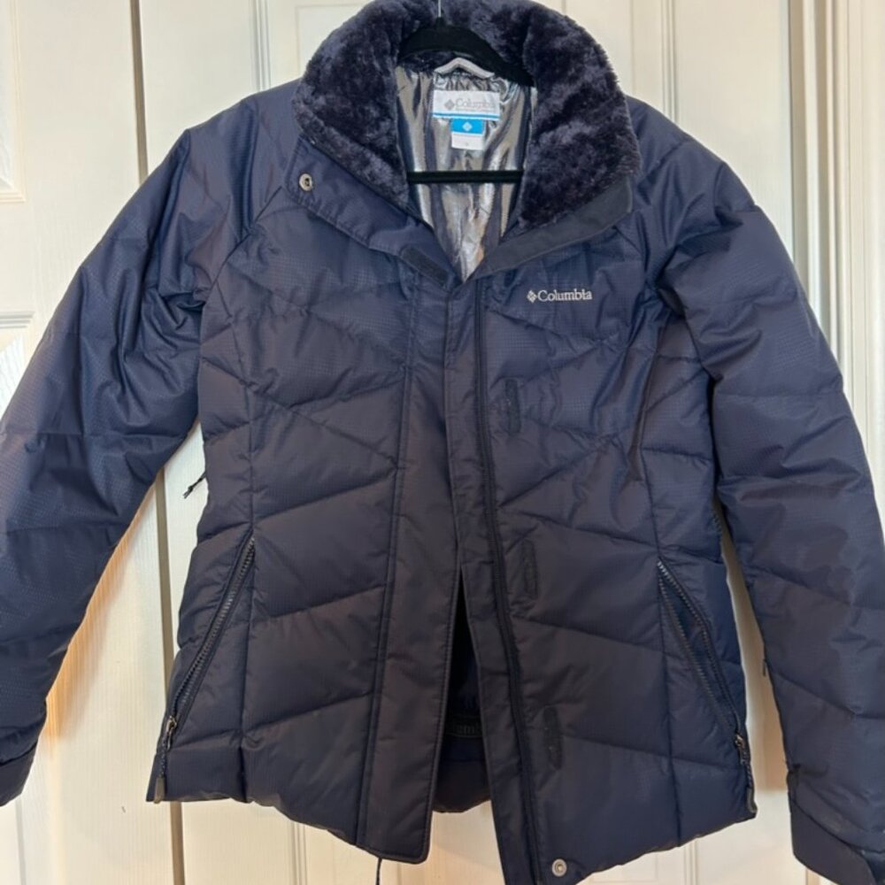 Columbia jacket-Navy/ Omni-heat